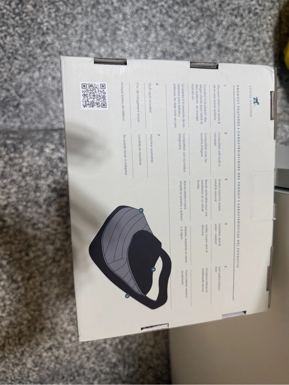 ® Winter Car Seat Cover in gray